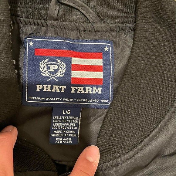 Vintage Phat Farm Bomber NWOT - Picture 4 of 4